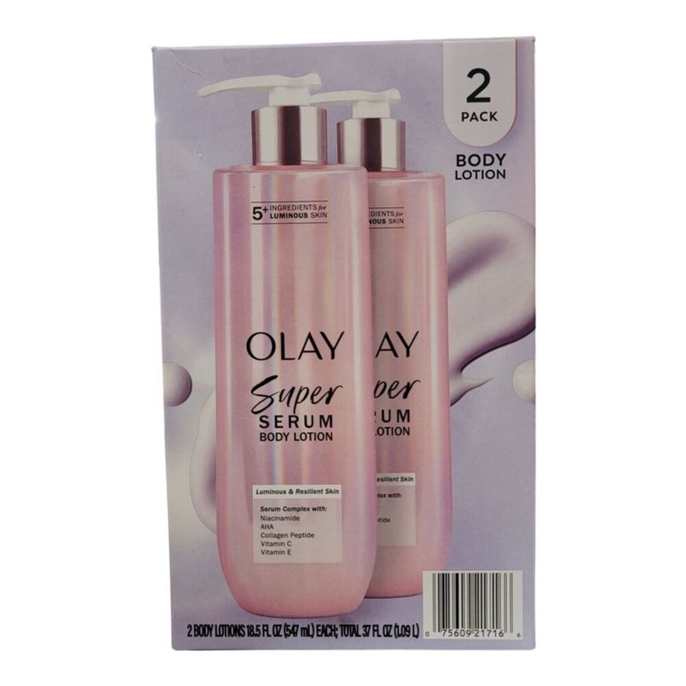 Olay Super Serum Body Lotion, 18.5 fl. oz., 2 pk.